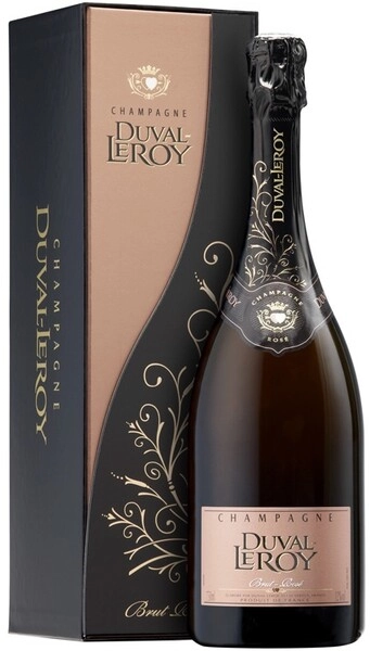 Шампанское Duval-Leroy, Brut Rose, gift box