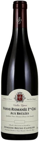 Вино Domaine Bruno Clavelier, Vosne-Romanee 1er Cru Aux Brulees Vieilles Vignes AOC, 2017