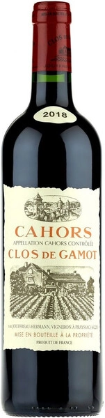 Вино Clos de Gamot, Cahors AOC, 2018