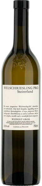 Вино Gross, Welschriesling PRO, Sudsteiermark DAC, 2021