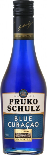Ликер "Fruko Schulz" Blue Curacao (Russia), 350 мл