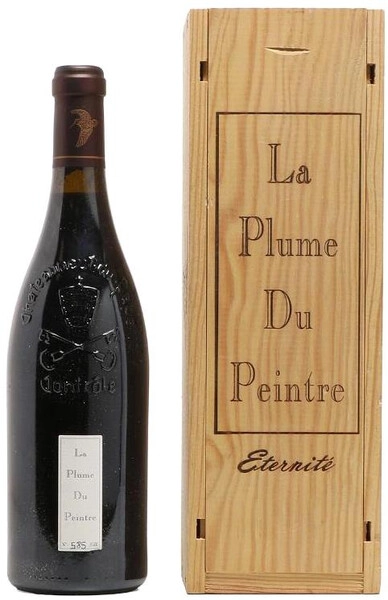 Вино Domaine de la Mordoree, Chateauneuf-du-Pape La Plume du Peintre AOP, 2019, wooden box