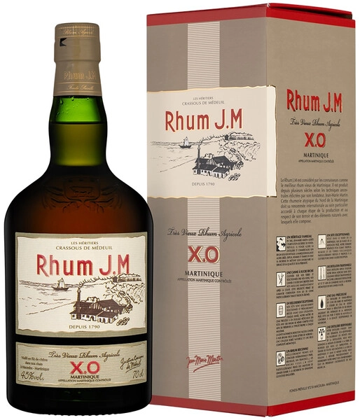 Ром Rhum J.M Tres Vieux Agricole XO, gift box, 0.7 л