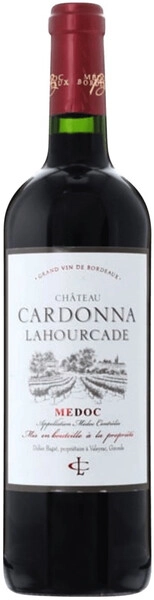 Вино Chateau Cardonna Lahourcade, Medoc AOC, 2018