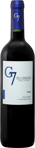 Вино Vina Carta Vieja, G7 Merlot, Loncomilla Valley DO, 2022