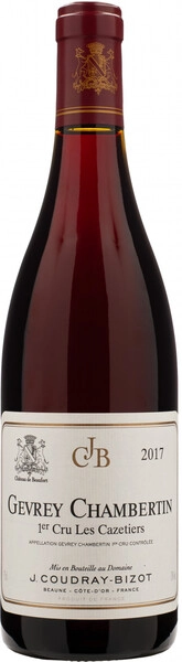 Вино J.Coudray-Bizot, Gevrey-Chambertin 1-er Cru Les Cazetiers AOC, 2017