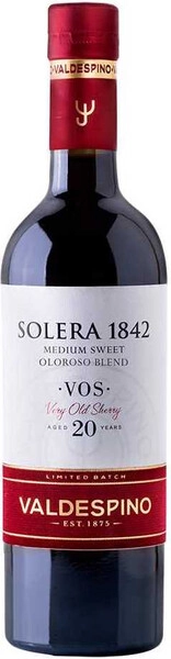 Херес Valdespino, Oloroso Solera 1842, 0.5 л