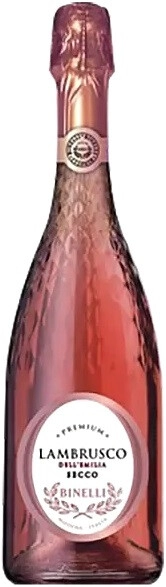 Игристое вино Binelli Premium Lambrusco Rosato Secco, Dell'Emilia IGT
