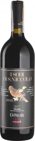 Вино Castellare di Castellina, I Sodi di San Niccolo, Toscana IGT, 2017