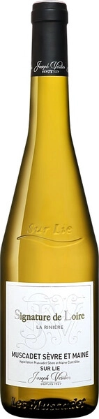 Вино Joseph Verdier, Signature de Loire La Riniere Muscadet Sevre et Maine АОC Sur Lie, 2023