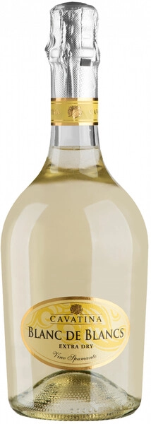 Игристое вино Cavatina Blanc de Blancs Extra Dry, bottle Atmosphere