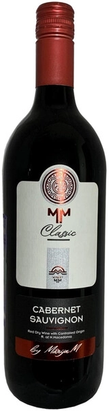 Вино Tikves, MM Classic Cabernet Sauvignon, 1 л