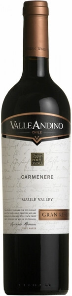 Вино Valle Andino, Carmenere Gran Reserva