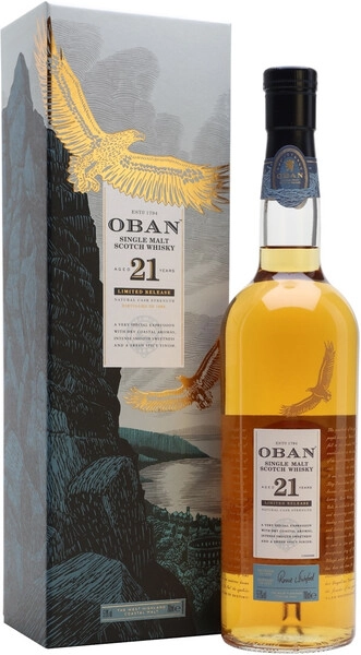Виски Diageo, Oban 21 Year Old, gift box, 0.7 л
