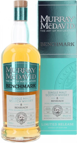 Виски Murray McDavid, Benchmark Benriach 8 Years Old, gift box, 0.7 л