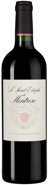 Вино Le Saint-Estephe de Montrose, 2012