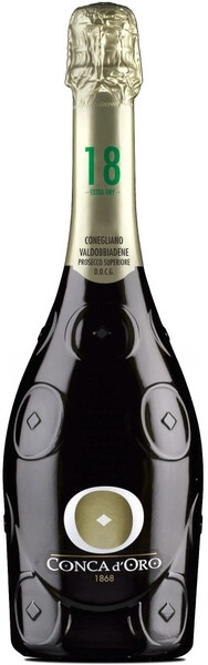 Игристое вино Conca d'Oro, Conegliano Valdobbiadene Prosecco Superiore Millesimato Extra Dry, 2023