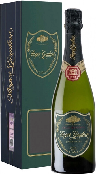 Игристое вино Roger Goulart, "Josep Valls" Gran Reserva Extra Brut, Cava DO, 2020, gift box