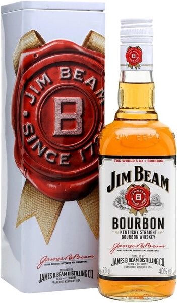 Виски Jim Beam, in metal box, 0.7 л