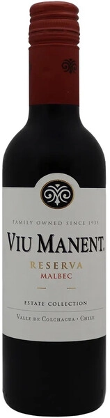 Вино Viu Manent, Estate Collection Reserva Malbec, Colchagua Valley DO, 2021, 375 мл