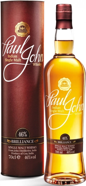 Виски Paul John Brilliance, in tube, 0.7 л
