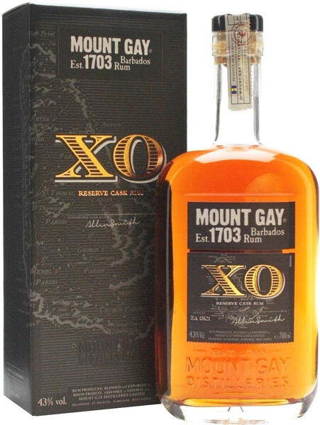 Ром Mount Gay Extra old, Reserve Cask, gift box, 0.7 л