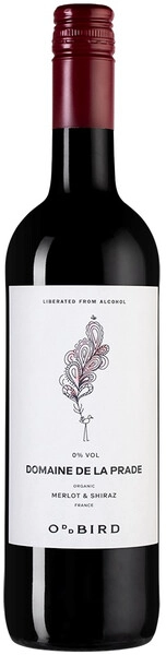 Вино Oddbird, Domaine de la Prade Merlot/Shiraz, No Alcohol, 2023
