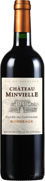 Вино Chateau Minvielle, Cuvee du Capitaine Rouge, Bordeaux AOC, 2022