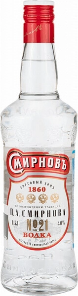 Водка Смирновъ №21, 0.5 л