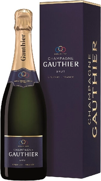 Шампанское Maison Burtin, Gauthier Brut, Champagne AOC, gift box