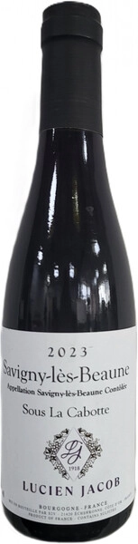 Вино Lucien Jacob, Savigny-les-Beaune Sous La Cabotte AOC, 2023, 375 мл