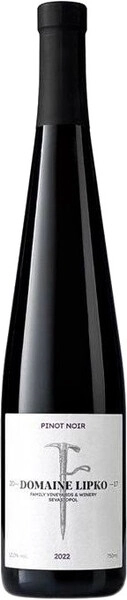 Вино Domaine Lipko, Pinot Noir, 2022