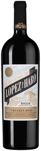 Вино Hacienda Lopez de Haro, Crianza, Rioja DOCa, 2020, 1.5 л