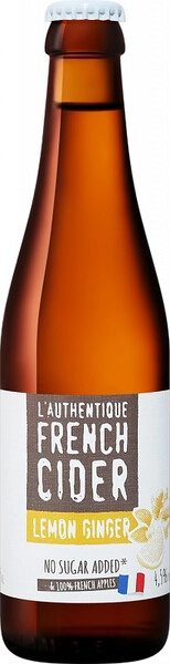 Сидр L'Authentique Lemon Ginger, 0.33 л