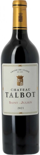 Вино Chateau Talbot, St-Julien AOC 4-me Grand Cru Classe, 2021