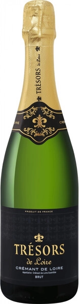 Игристое вино Joseph Verdier, Tresors de Loire Brut, Cremant de Loire AOC
