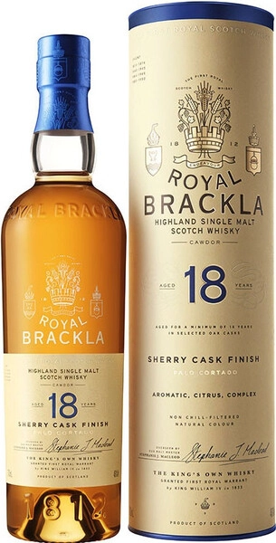 Виски Royal Brackla 18 Years Old, in tube, 0.7 л