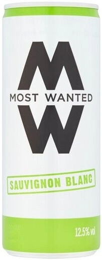 Вино Most Wanted Sauvignon Blanc, South Africa, in can, 187 мл
