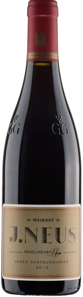 Вино Weingut J. Neus, Ingelheim am Rhein Pares Spatburgunder GG, 2013