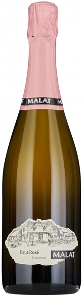 Игристое вино Malat, Brut Rose Reserve, 2019