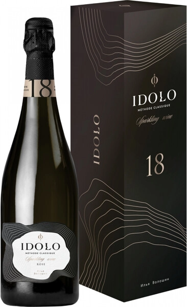 Игристое вино "Idolo" Rose Brut, gift box