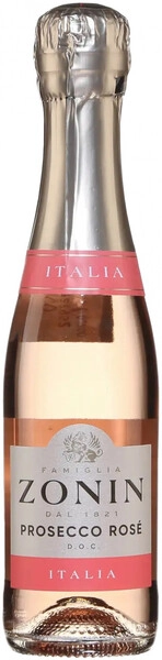 Игристое вино Zonin, Prosecco Rose DOC, 200 мл