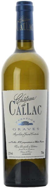 Вино Chateau de Callac Prestige Blanc, Graves AOC, 2022