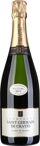 Шампанское Saint Germain de Crayes Millesime Blanc de Blancs Brut, Champagne АОC, 2012