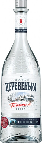 Водка Зимняя деревенька Таежная, 0.7 л