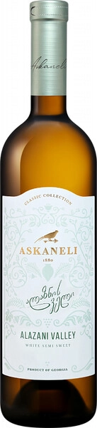 Вино Askaneli Brothers, Alazany valley White semi-sweet, 2023