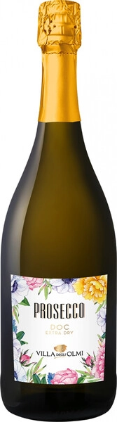 Игристое вино Villa degli Olmi, Prosecco DOC Extra Dry, 2023, Flower Label, 1.5 л