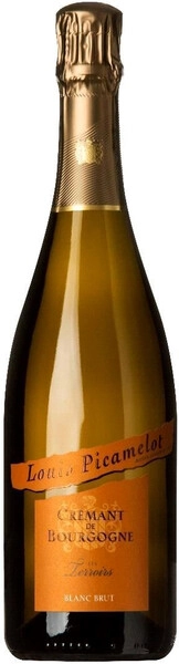 Игристое вино Louis Picamelot, Les Terroirs Blanc Brut, Cremant de Bourgogne AOC