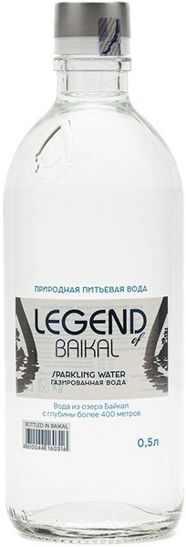 Вода Legend of Baikal Sparkling, 0.5 л