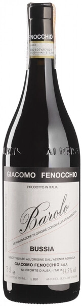 Вино Giacomo Fenocchio, Barolo Bussia DOCG, 2018
